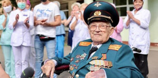 veterano ruso de la Segunda Guerra Mundial