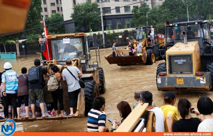 Cifra de muertos por inundaciones en China - Noticias Ahora