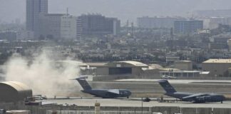 ataque con cohetes al aeropuerto de Kabul