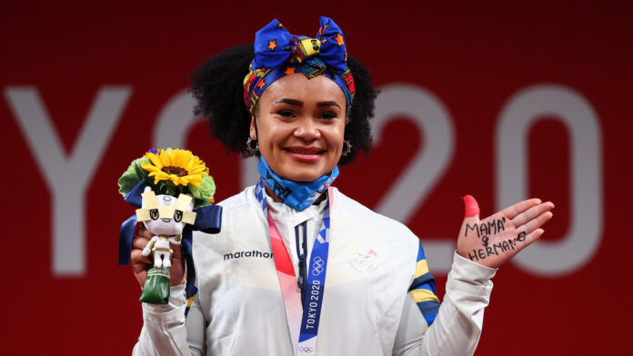 medallista olímpica Neisi Dajomes