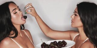 Megan Fox y Kourtney Kardashian posan para Skims