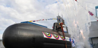Corea del Sur lanza su tercer submarino
