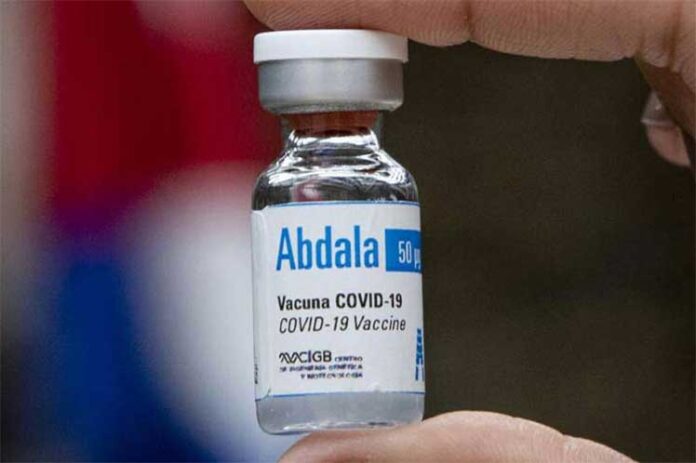 Cuba envía vacunas Abdala a Venezuela