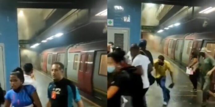 Explosión en tren de Metro de Caracas