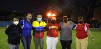 nacional de softbol femenino en Naguanagua