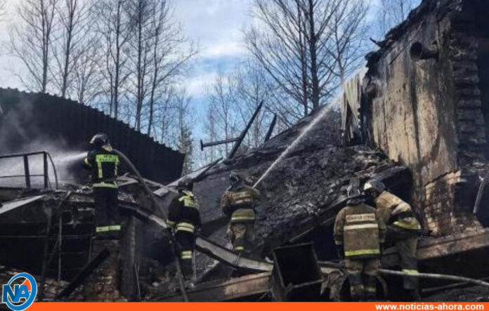 Explosión en fabrica de pólvora en Rusia - Noticias Ahora