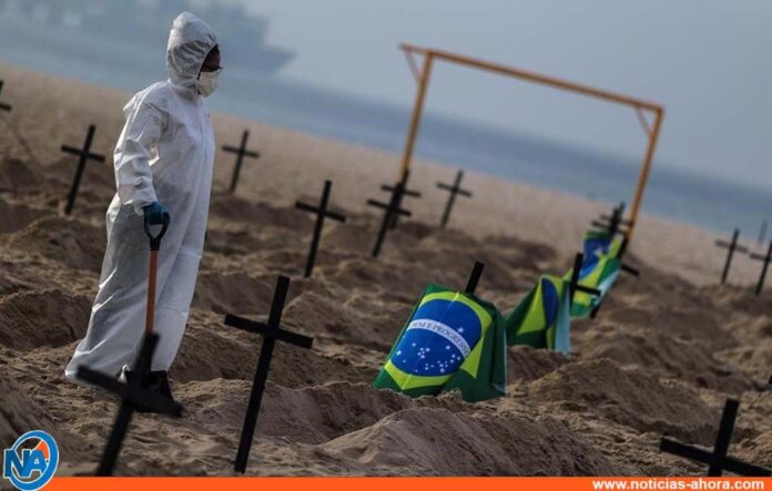 Muertos por coronavirus en Brasil - NA