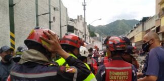 explosión en la av San Martin Caracas