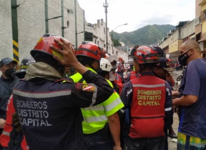 explosión en la av San Martin Caracas