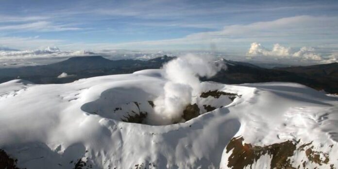 volcán del Ruiz en Colombia
