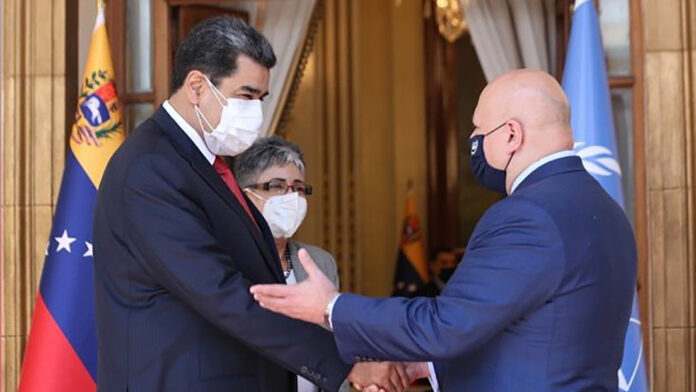 Maduro se reúne con Karim Khan