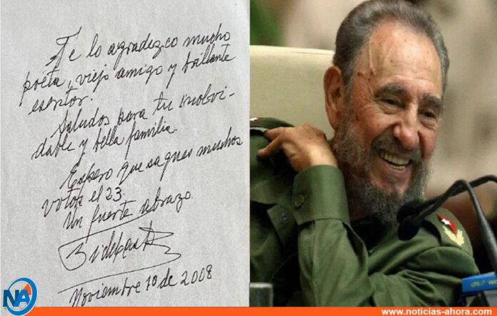 Carta de Fidel Castro a William Saab