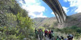 Hombre se lanzó viaducto Caracas La Guaira - Noticias Ahora