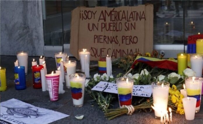 Ataque de grupos armados irregulares en Colombia