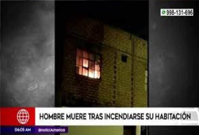 Hombre muere calcinado