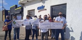 Empleados de CANTV protestaron en Punto Fijo - NA