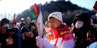 Llama olímpica muralla china - Noticias Ahora