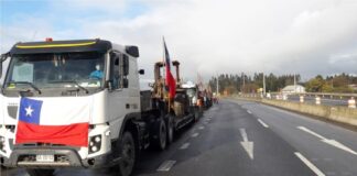 camioneros de Chile convocaron paro nacional