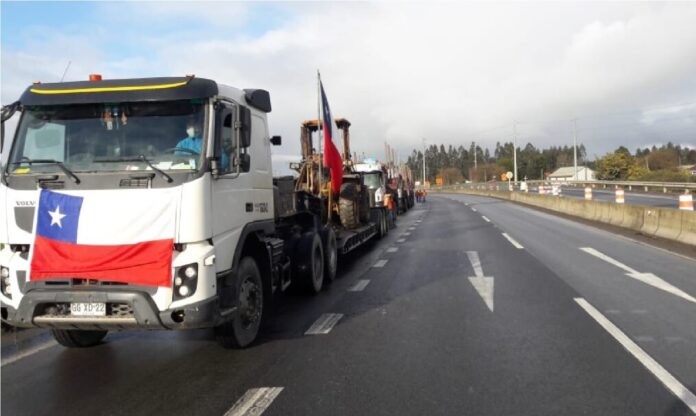 camioneros de Chile convocaron paro nacional