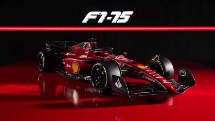 Ferrari presenta su monoplaza «F1-75» - Ferrari presenta su monoplaza «F1-75»