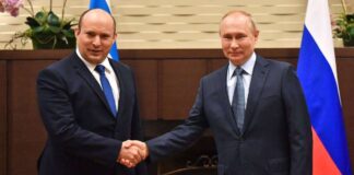 Putin se reúne con el ministro israelí en Moscú - NA