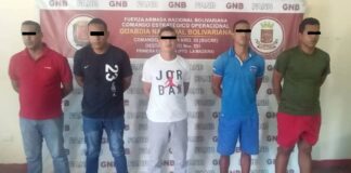Detenidos cinco GNB y dos ciudadanos - Detenidos cinco GNB y dos ciudadanos