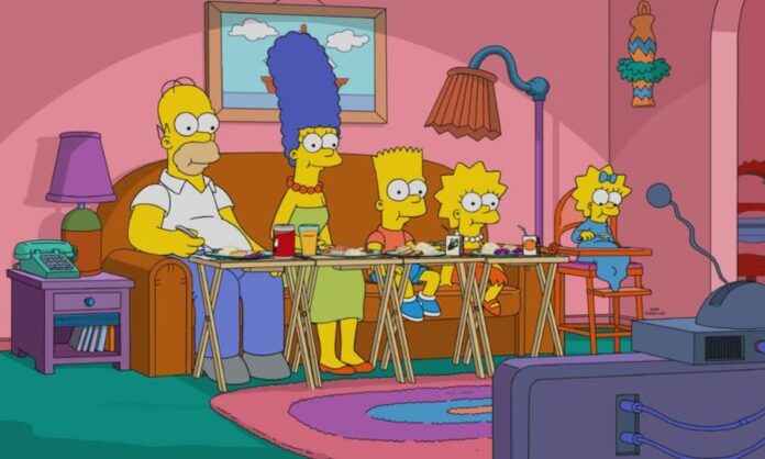 Le pagan por ver Los Simpsons
