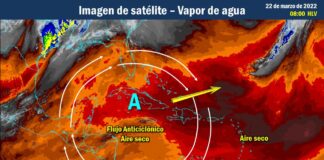 anticiclón en el Caribe - anticiclón en el Caribe