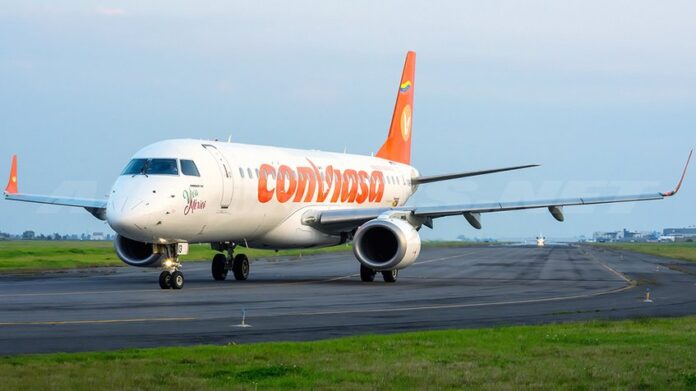 Conviasa presenta el Airbus 340-600 - NA