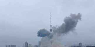 Ataque contra torre de televisión de Kiev - NA