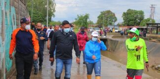 Gestión Lacava familias afectadas por lluvias