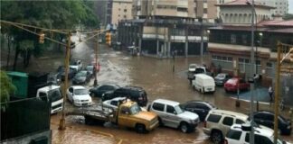 familias damnificadas en Caracas