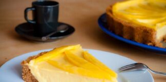 tarta de mango sin horno