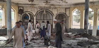 explosión de mezquita en Afganistán