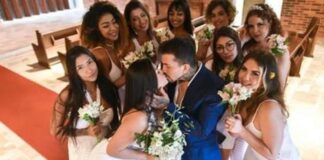 Brasileño casado con 8 esposas