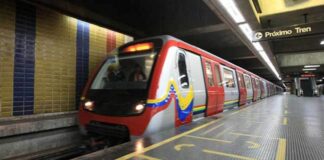 rieles del Metro de Caracas