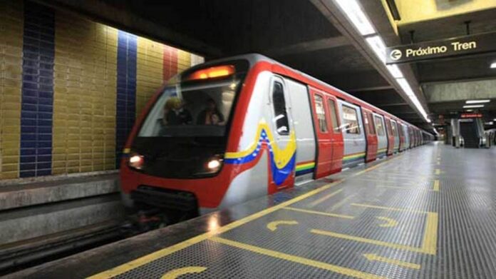 rieles del Metro de Caracas