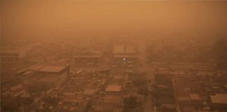 Tormenta de arena en Irak