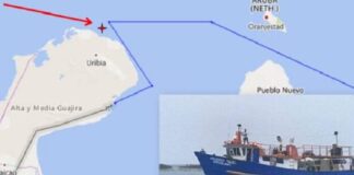barco venezolano naufragó en aguas colombianas