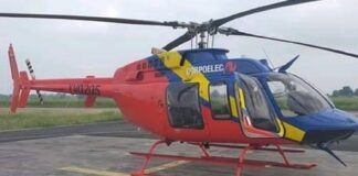 helicóptero precipitó en Guárico