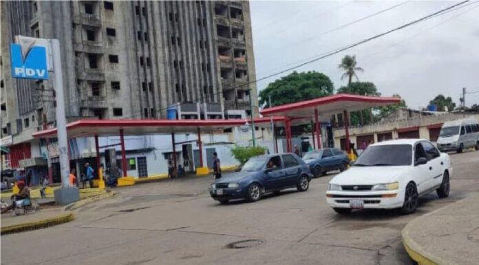 escasez de gasolina en Monagas