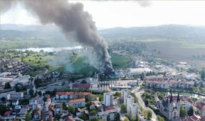 explosión en una fábrica química de Eslovenia