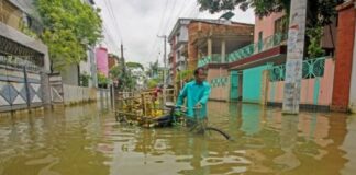 lluvias que azotan la India y Bangladesh