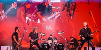 pleno concierto de Metallica