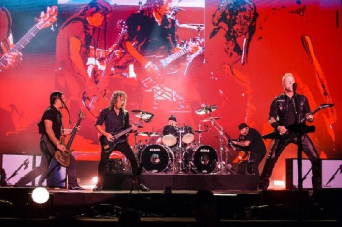 pleno concierto de Metallica