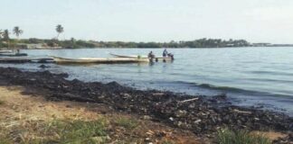 Derrame de petróleo en el lago de Maracaibo
