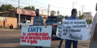 El Tigre llevan 8 años sin servicio Cantv