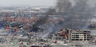 Explosión de una planta química en China