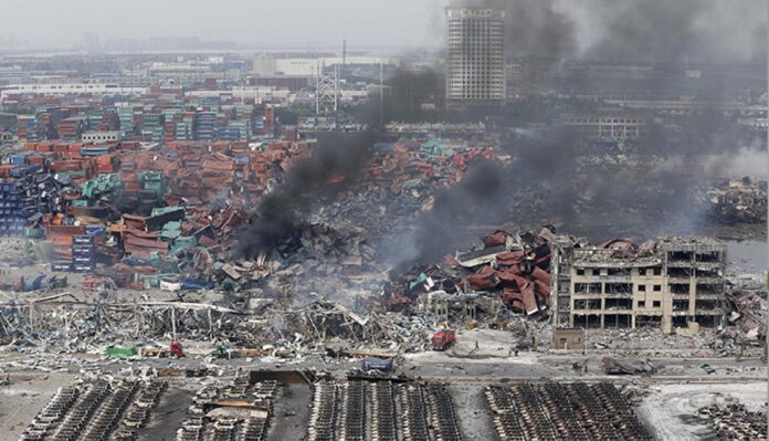 Explosión de una planta química en China