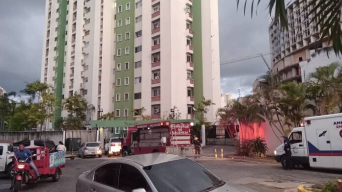 incendio en edificio Taguay